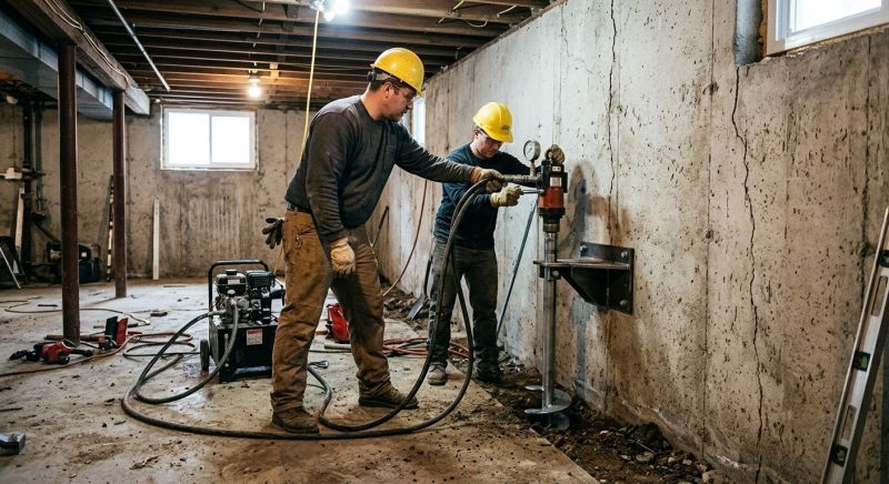 Basement Stabilization in Yolo County, CA