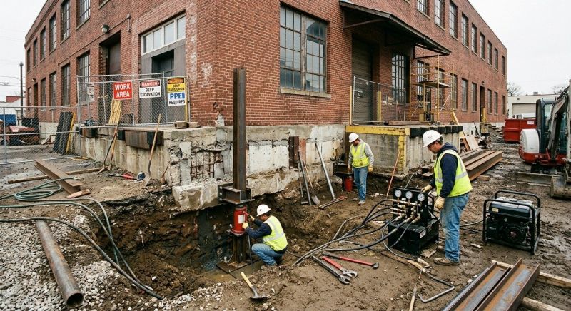 Building Foundation Repair in Davis, CA