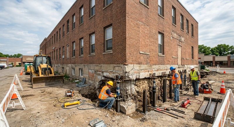 Commercial Foundation Repair in Yolo County, CA