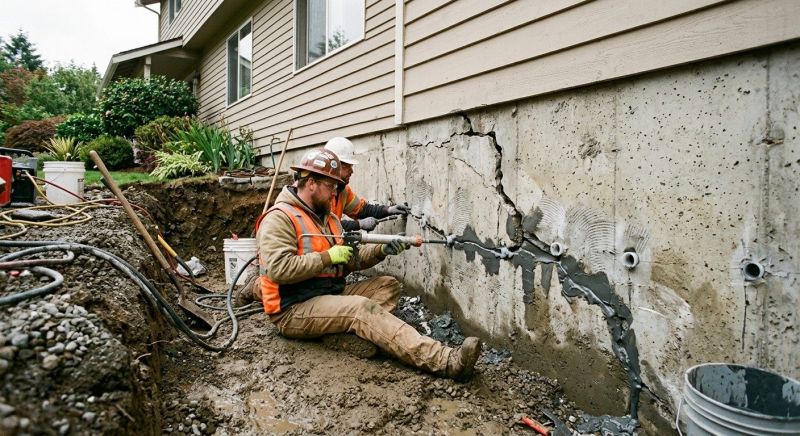 Cracked Foundation Repair in Davis, CA