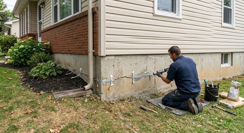 Cracked Foundation Repair in Sacramento County, CA