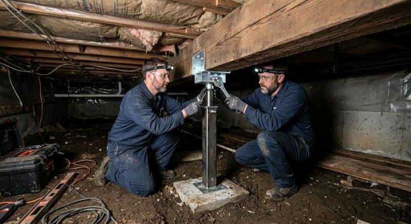 Crawl Space Leveling in Yolo County, CA