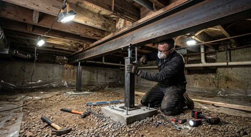 Crawlspace Structural Repair in Yolo County, CA