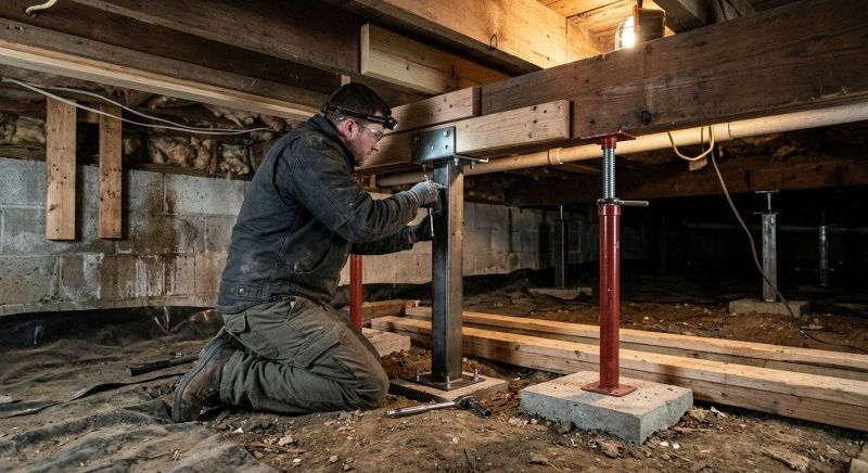 Crawlspace Structural Repair in Yolo County, CA
