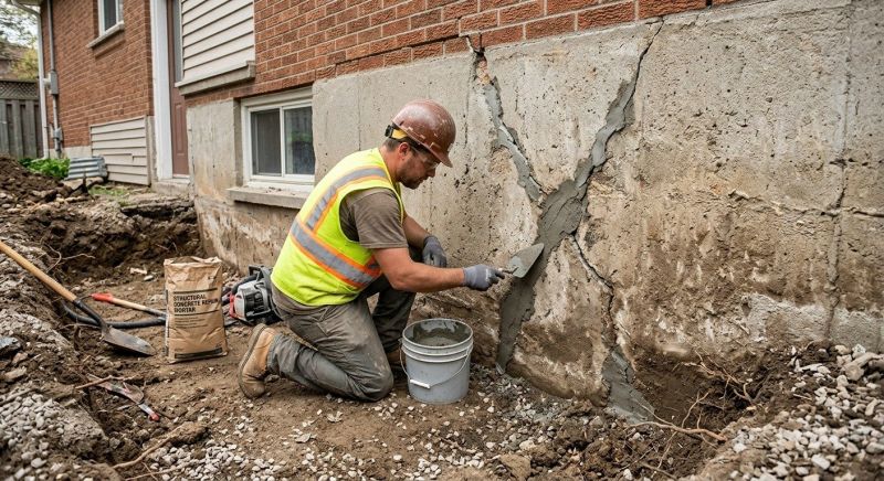 Foundation Crack Repair in Davis, CA