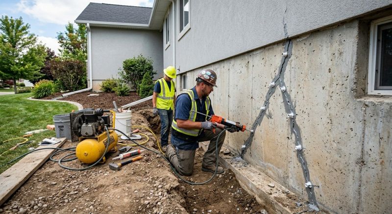Foundation Crack Repair in Sacramento County, CA