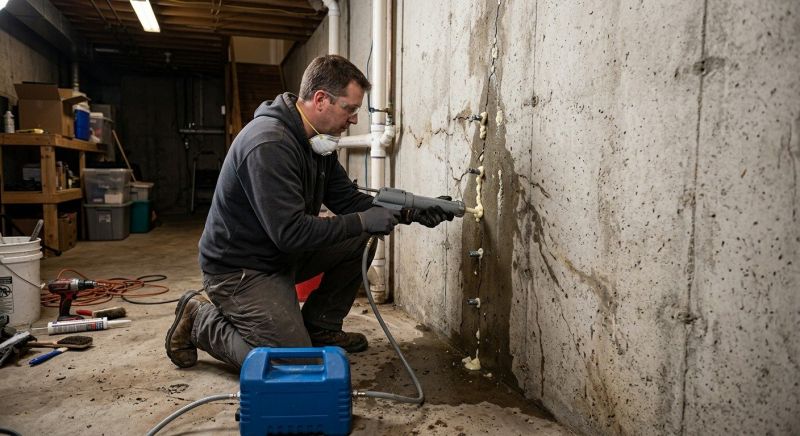 Foundation Crack Sealing in Yolo County, CA