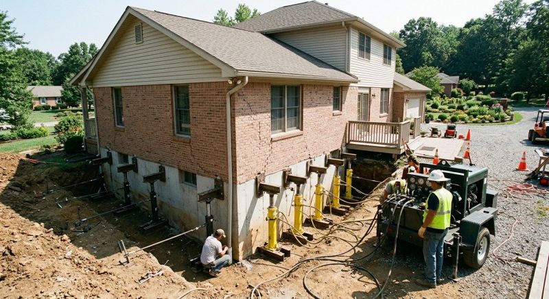 Foundation Jacking in Carmichael, CA