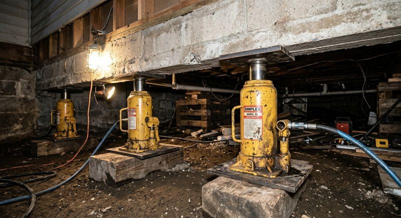 Foundation Jacking in Sacramento, CA
