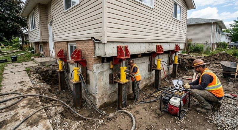 Foundation Lifting in Carmichael, CA
