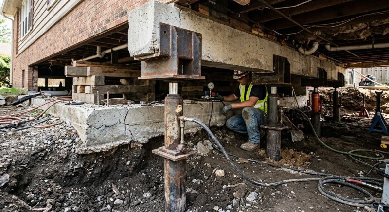 Foundation Lifting in Davis, CA