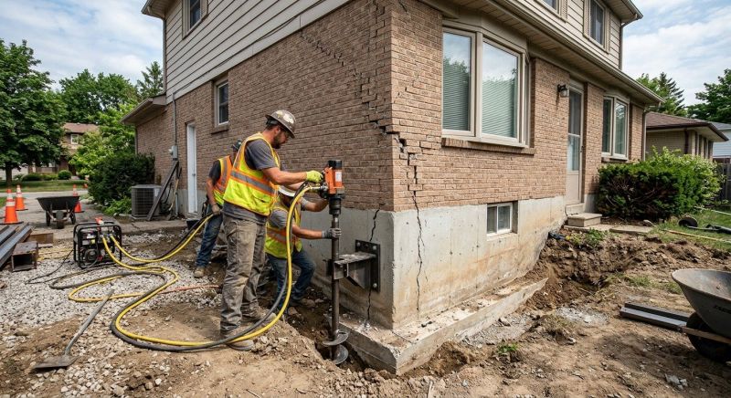 Foundation Lifting in North Highlands, CA