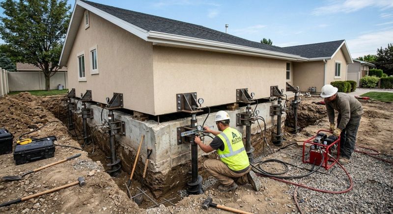 Foundation Pier Leveling in Yolo County, CA