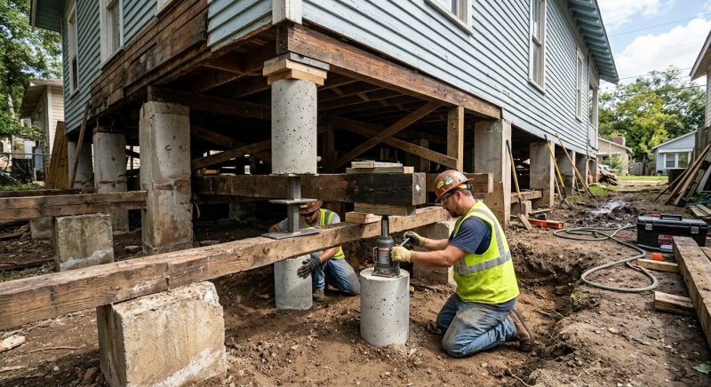 Foundation Pier Repair in Yolo County, CA