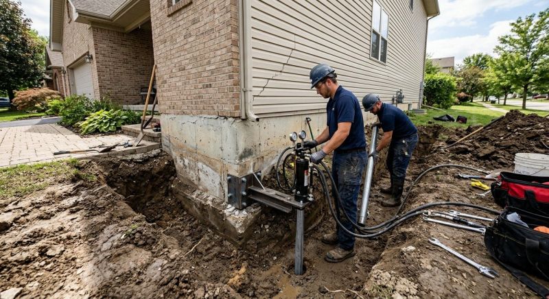 Foundation Settlement Repair in Yolo County, CA