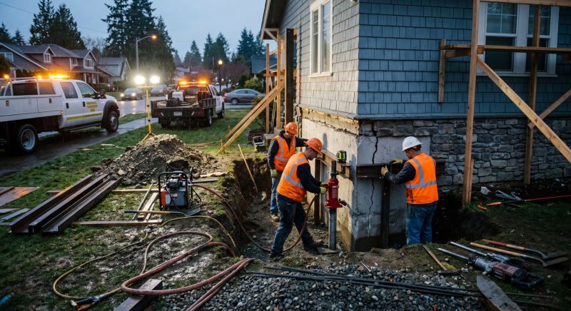 Foundation Stabilizing in North Highlands, CA