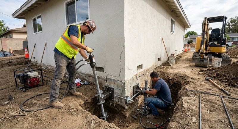 Foundation Stabilizing in Sacramento County, CA