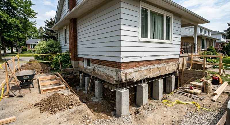 Foundation Underpinning in Yolo County, CA
