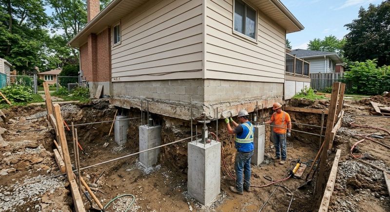 Foundation Underpinning in Yolo County, CA