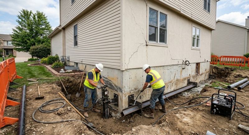 Sinking Foundation Repair in Dixon, CA