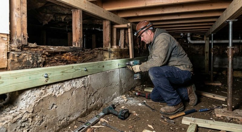 Sinking Foundation Repair in Sacramento, CA