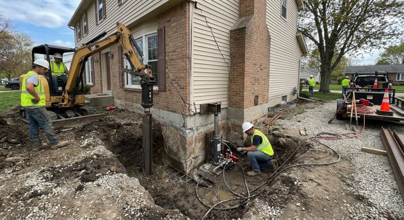 Sinking Foundation Repair in Sacramento County, CA