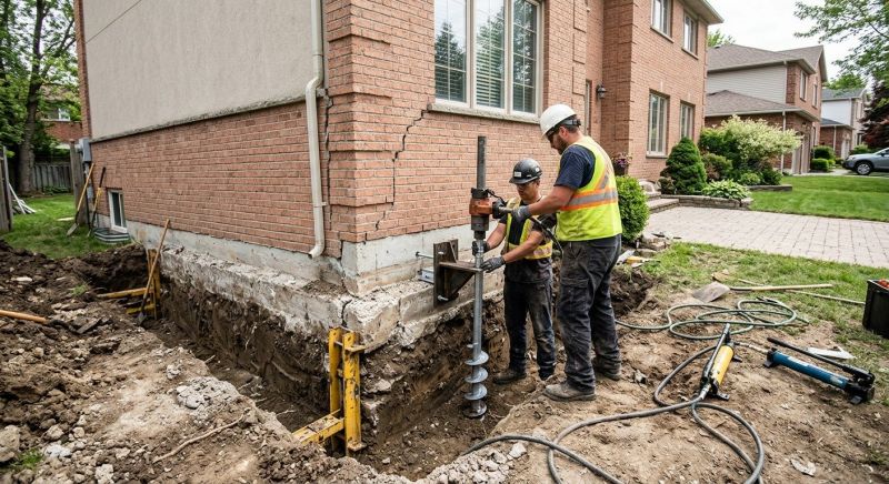 Sinking Foundation Repair in Vacaville, CA