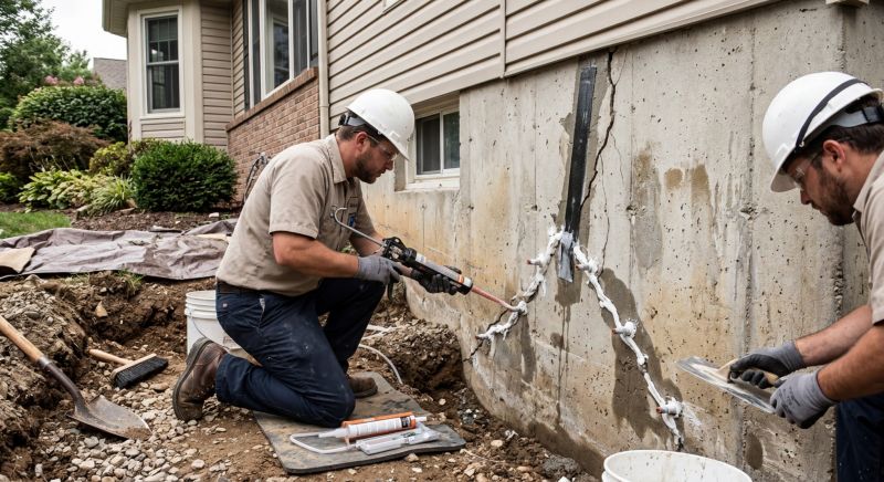 Structural Crack Repair in Yolo County, CA