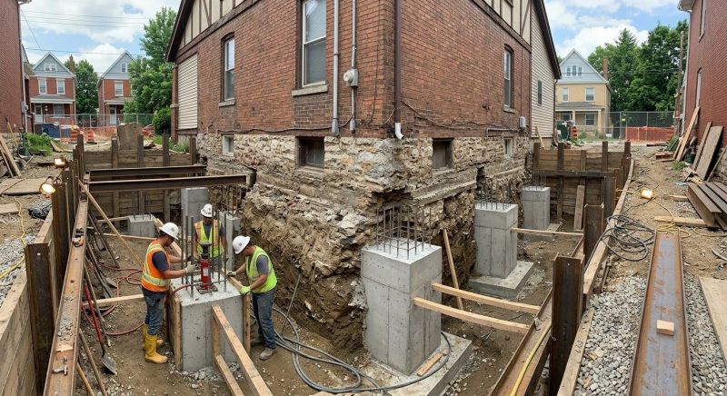 Structural Underpinning in Yolo County, CA